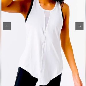 White Effortless Tank